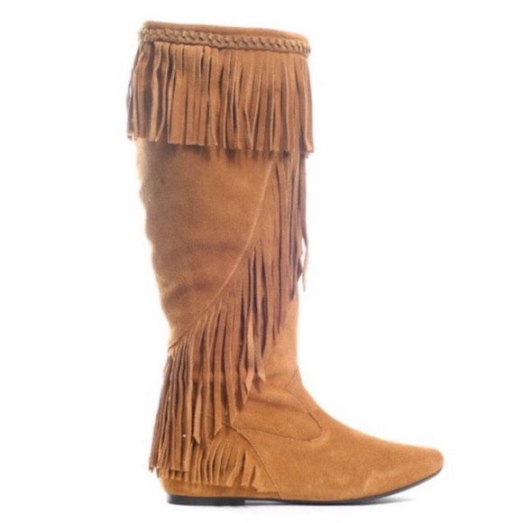 Beautiful Sam Edelman Chestnut Suede Moccasin Boots - Picture 5 of 8